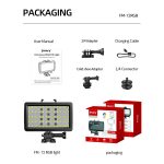 نور ثابت ال ای دی جی ماری مدل Jmary FM-72RGB