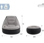 مبل بادی مدل جلوپایی دار با پمپ برقی