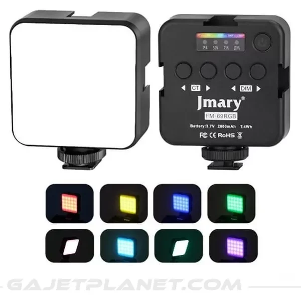 نور ال ای دی RGB شارژی جیماری مدل Jmary FM-69RGB