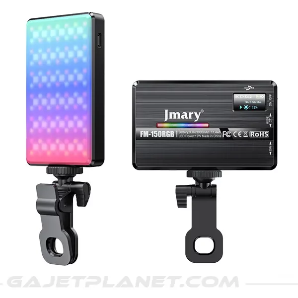 نور ال ای دی RGB شارژی جی ماری مدل JMARY FM-150RGB