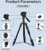 سه پایه جیماری مدل Jmary KT285+NB50