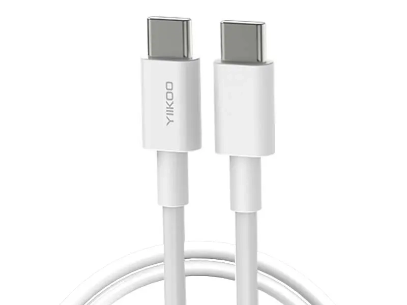 Cable For IPhone TYPE-C to TYPE-C 9V3A Fast Charge Cablewebp کابل تایپ سی به تایپ سی برند YIIKOO